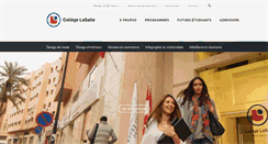 Desktop Screenshot of collegelasalle.ma